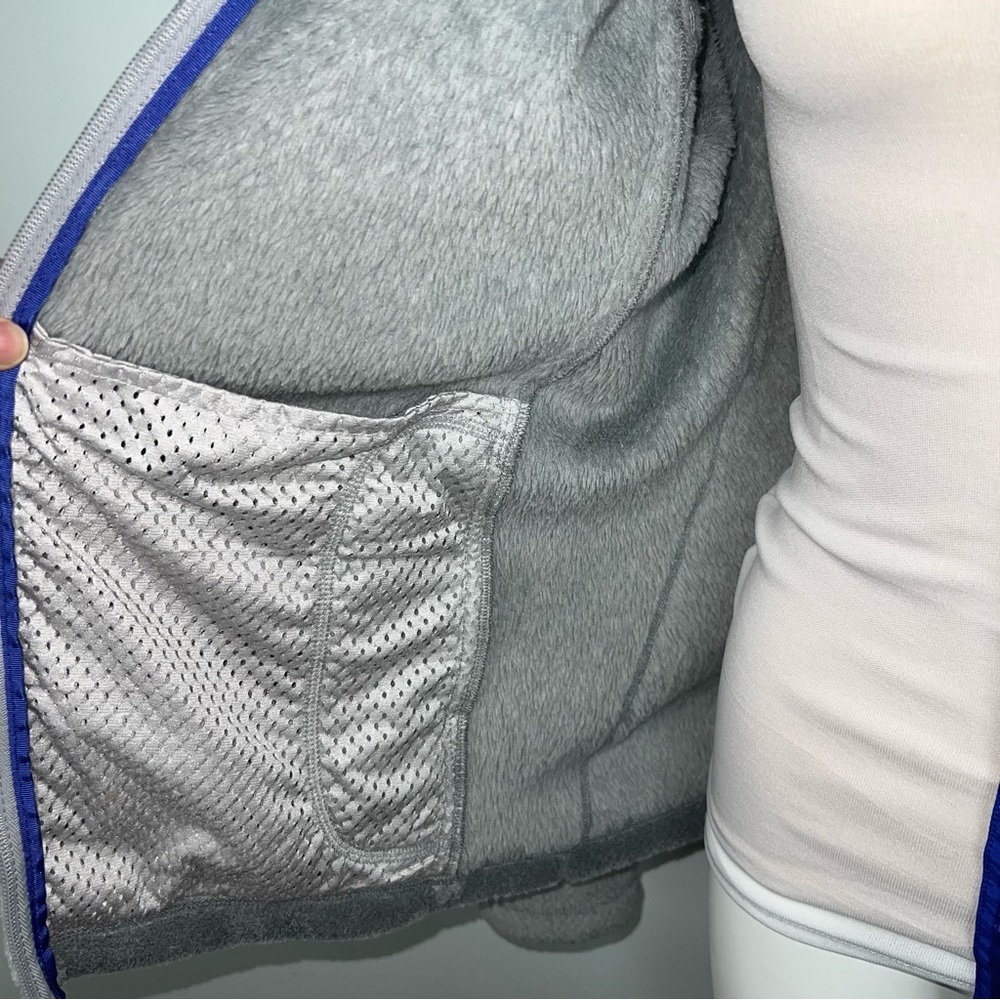 Patagonia Polartec Thermal Pro Full Zip Fleece Jacket Gray Blue Women’s XL - Picture 11 of 13